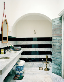 vogue:  Bruno Frisoni’s home in Morocco Photo: François Halard See more photos of his house in Tangier here.