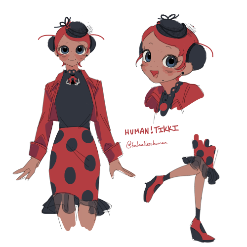 talentlessartblog: Human Plagg and Tikki! Now someone make an AU where they are randomly adopted int