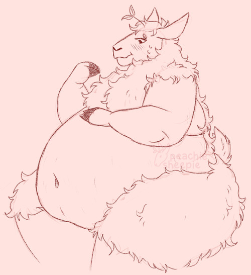 peachiesheepie:i had some free time after finishing homework early so here’s a tubby sheep ;3c