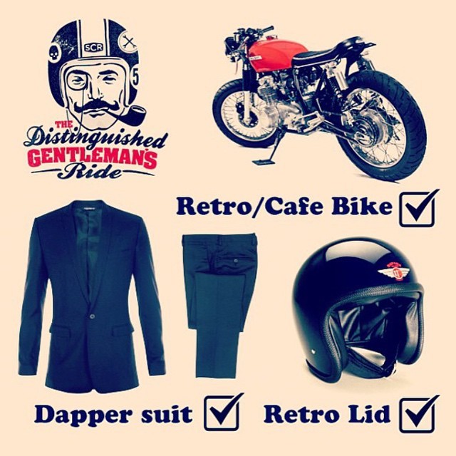 Getting ready for tomorrow to do the Distinguished Gentalmens Ride to help find a