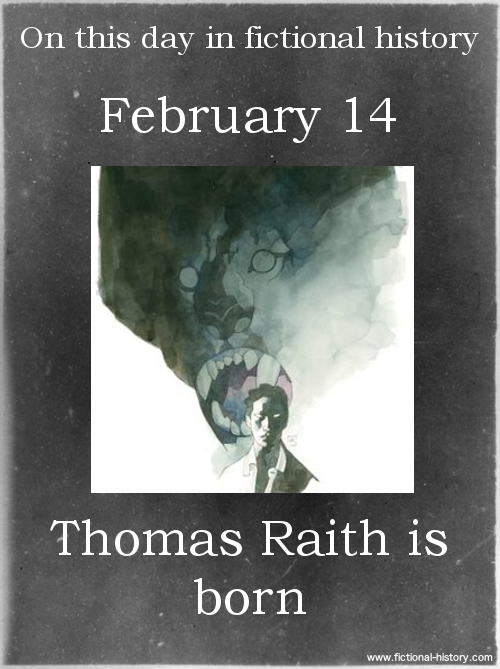 fictional-history:Dresden Files Series (Source)Name: Thomas RaithBirthdate: February 14Sun Sign: Aqu