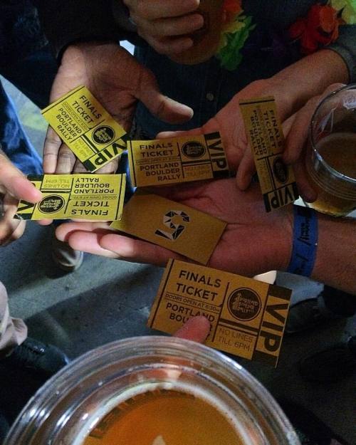 PBR!! VIP!! #PBR #portlandboulderrally #vip #bouldering #climbing #chalklife #portland #oregon