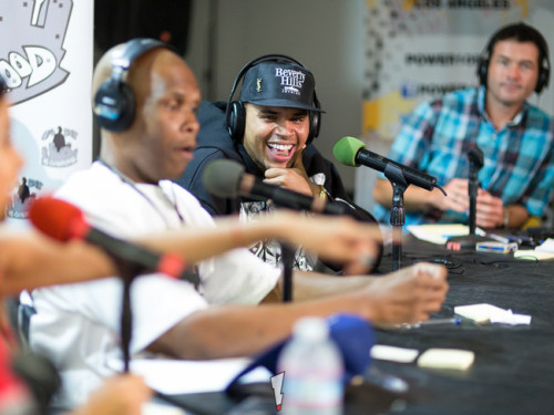 lovingcbreezy:Big Boy’s Breakfast w/ Chris Brown - #Power106 