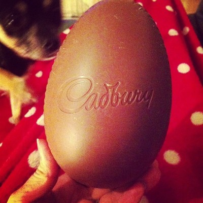 Mmmmm Easter egg chocolate is the best. Nice photobomb, Dexter. #eastereggsareyummy #chocolate #sweets #chihuahua #furbaby #pooch #pet (at Samantha’s Palace)