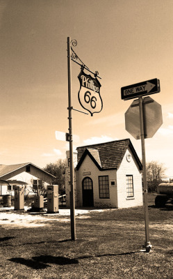 travelroute66:  Phillips 66 on Route 66, 2007. From McLean, Texas. New to the portfolio.More Route 66 images: http://frank-romeo.artistwebsites.com/art/all/all/all/route 66 bw