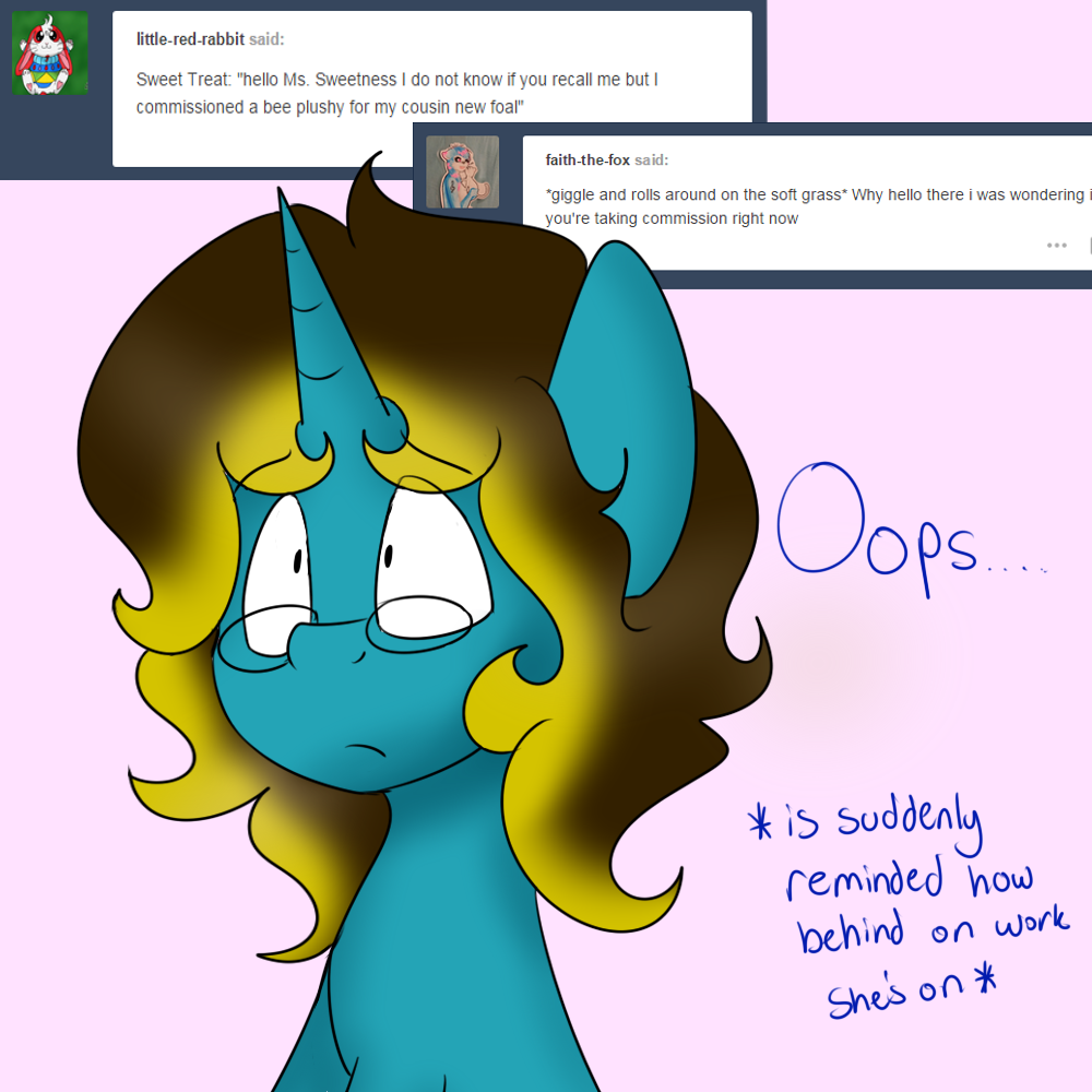 asksweetdisaster:  Sweet: Pros and cons ^^; I’d better get to work, I have a lot