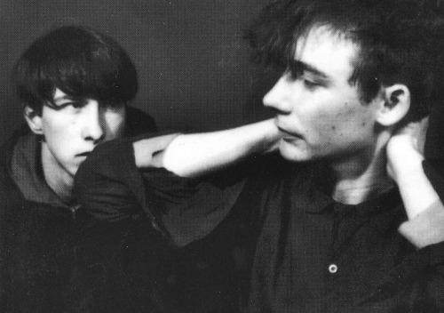 post-punker: Jim Reid and Bobby Gillespie adult photos