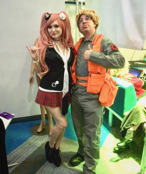 Junko Enoshima & Matt The Radar Technician at Central Florida Comic Con! . . . . . . #centralflo