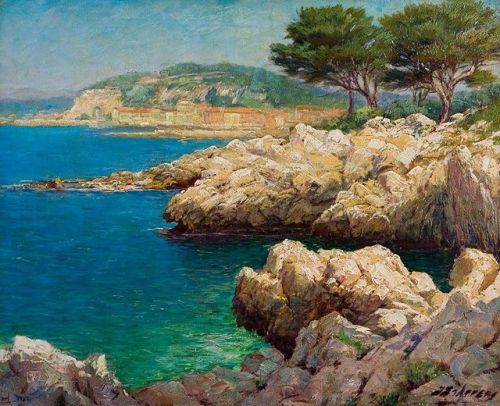 Julien Stappers (1875–1960)Les roches blanches de Nice