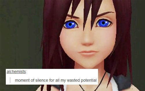 knightsquall:  kairi + text posts 