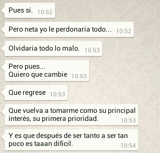 afsgsgss:  “Y es que después de ser tanto a ser tan poco es tan difícil.”