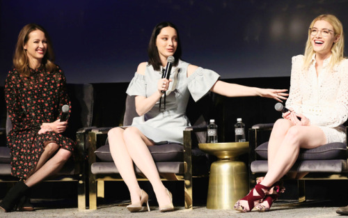 Emma, Skyler and Amy during SCAD aTVfest on February 8, 2019