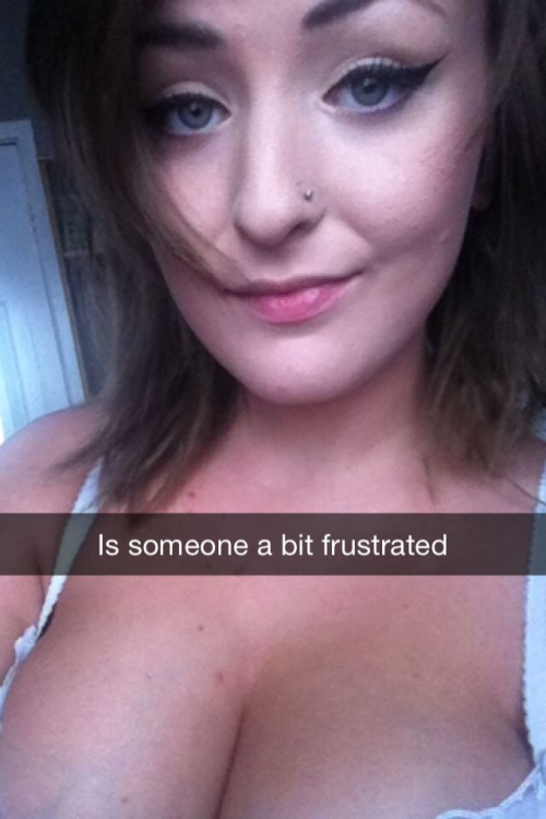 filthybritishsluts: Snapchat tits Will you? I WILL