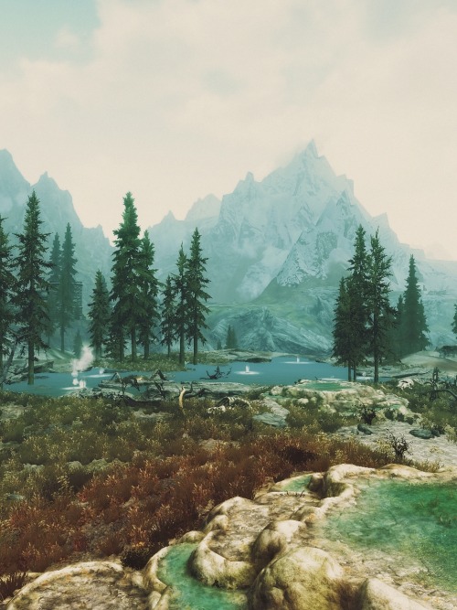 fisziskyrim:  Skyrim landscapes Grim and Somber Vaermina enb (tweaked)