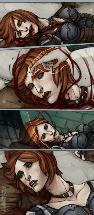 A little comic about how Leliana survived, if a grey warden defiled the Urn of Sacred Ashes.