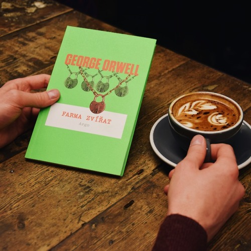 Reading Animal Farm by George Orwell.