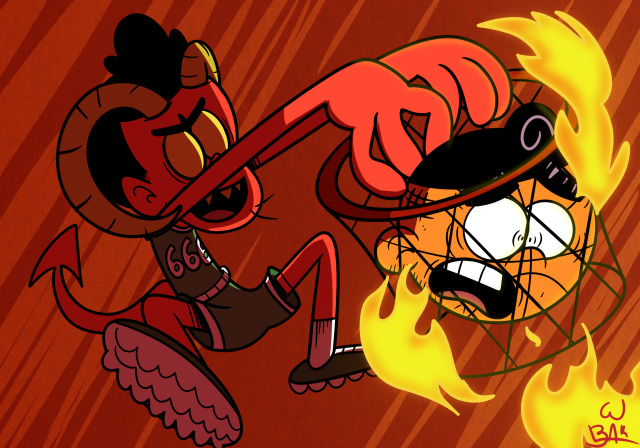 Drawlloween Day 15: Spooky sports network Don’t lose your head over a game…