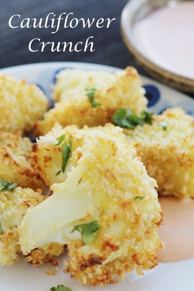 weightwatchersandweed: Cauliflower Crunch Bites - 1 point Makes 24 bites ½ head cauliflower, cut int