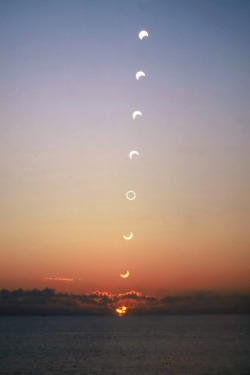 travelingcolors:  Annular eclipse from Kourou | French Guiana (by Fabrizio Melandri) 