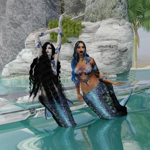 Colabbbbbb with @notsomodernsim Dark mermaidsI hope you like ous pretty mermaids <3Thanks to all 