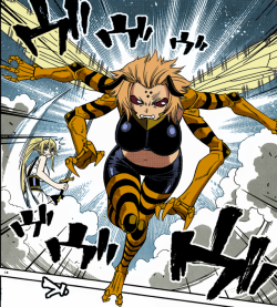 theangelofanime: Kiira the Queen Bee in Color! Here you go guys, everyone’s sexy little Queen Bee Kiira in all her full color glory. I really love her ruthless aggression. (&gt;∇&lt;) Also: I will be posting the next Ranch Girl next week, I was