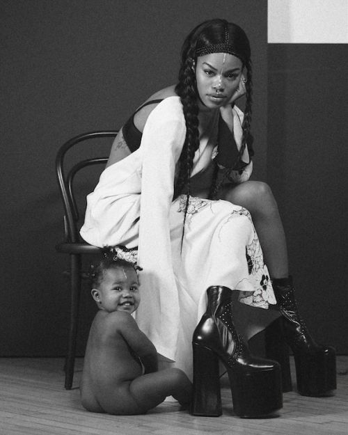 superselected:Teyana Taylor and Junie for Flofferz Magazine.  Shot by Eric Guillemain.