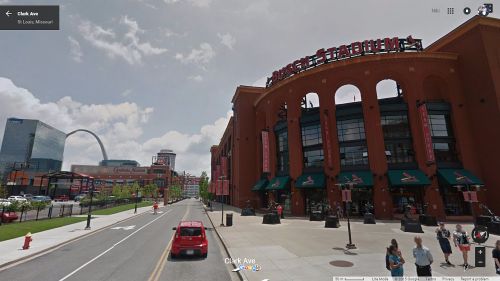 streetview-snapshots:Busch Stadium, Clark Avenue, St Louis