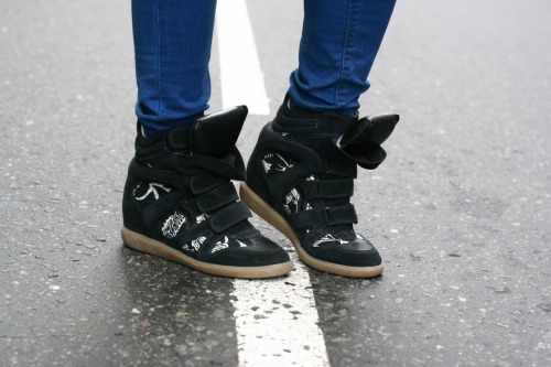 wedge sneakers