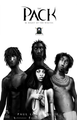 superheroesincolor:  The Pack Issue 3: Night of The Wolves (2015)  “Former Assassin, Khenti, is now a fugitive from the Lotus Kingdom and running for his life. His only hope is to reunite with his brother Nekhet and escape to Nubia. However, he soon