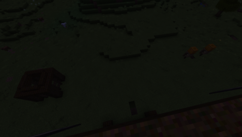 a(n abandoned?) pillager outpost in the middle of the night