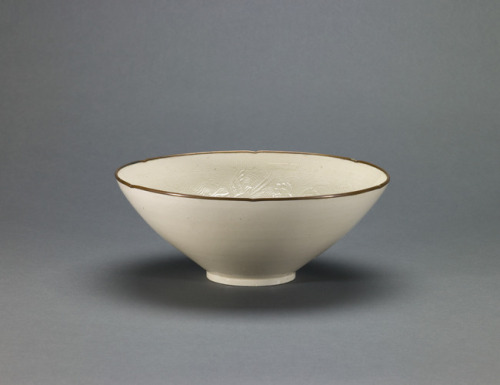 Bowl with Design of Paired Egrets, Mandarin Ducks,&hellip;, Chinese, 11th–early 12th centu
