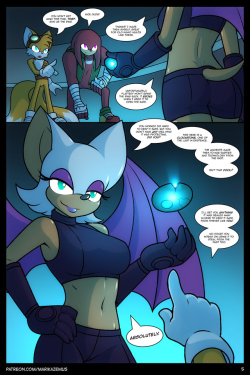marikazemus34: Sonic Boom: Echidna Nights (Page 1 - 8) This comic is available for everyone, but the two most recent pages will remain on my Patreon until its completion: https://www.patreon.com/marikazemus 