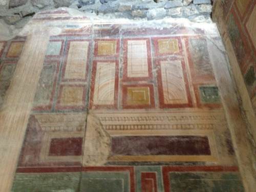 Frescoes from a cubiculum in the Villa Arianna at Stabiae, Italy 