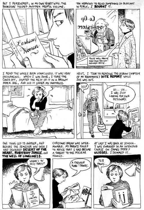 fun-home: This is Alison Bechdel’s coming out story as featured on the Oberlin College website