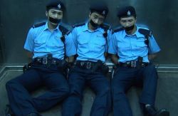 uniformbulge:  Are you alright? Officer?