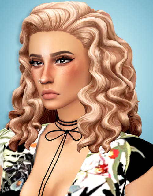 wild-pixel:Paisley Hair A slightly shorter and less voluminous version of the curly hair that came