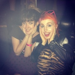 paramorefb:  New photo of Hayley and Mariel (Candy Hearts) 