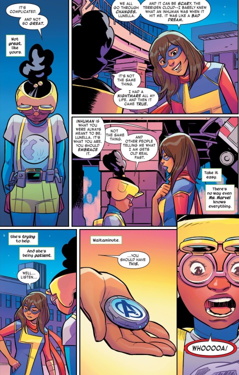 After a whole lot of being the *mentee*, Kamala get a chance at mentoring