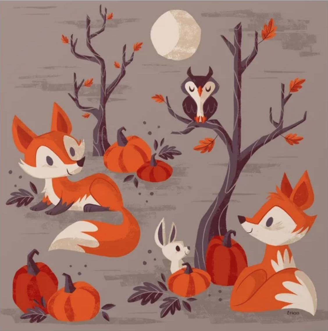 spookyfoxfashion: Cute Halloween Prints by There Will Be Cute x / x / x / x / xx