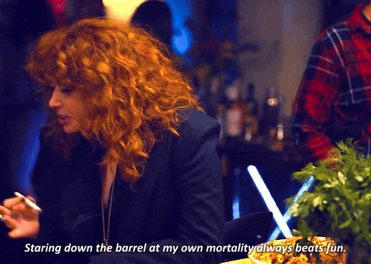 ERIC BOGOSIAN As DANIEL MOLLOY In Interview With The Vampire (2022) || NATASHA LYONNE As NADIA VULVOKOV