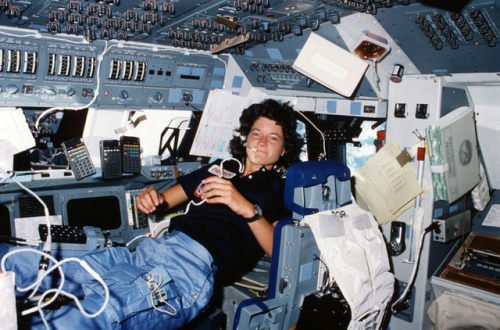 moosedread:humanoidhistory:TODAY IN HISTORY: Astronaut Sally Ride, first American woman in space, ab