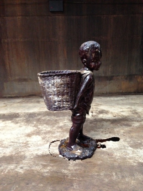 hunter-ny:  artist, kara walker’s sweet + powerful installation, a subtlety, opened