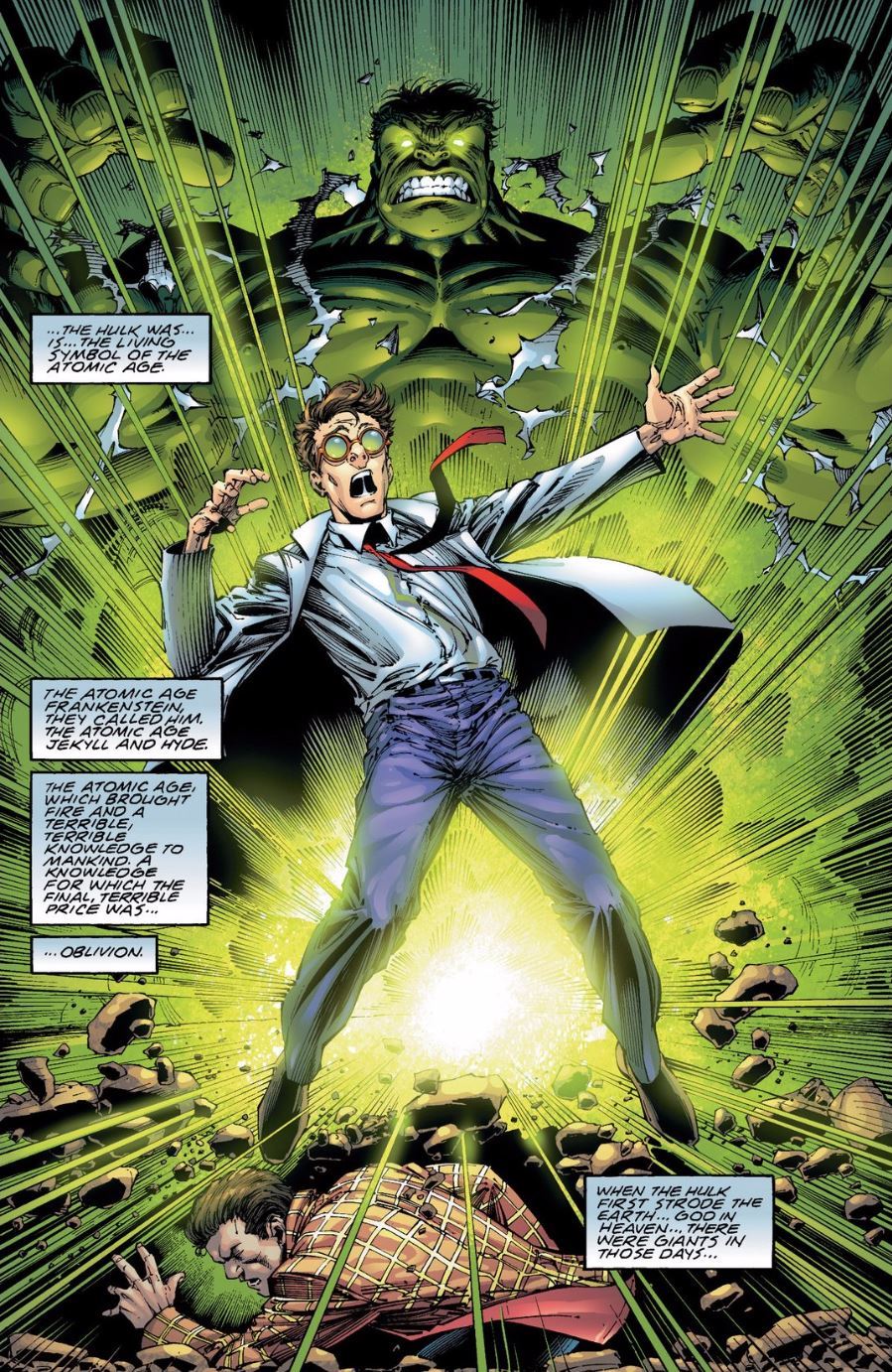 travisellisor:page 40 from The Incredible Hulk: The End by Dale Keown, Joe Weems,