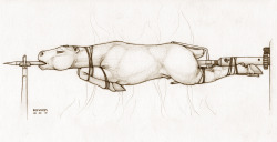 Mmm, unicorn roast… Sketchbook doodle