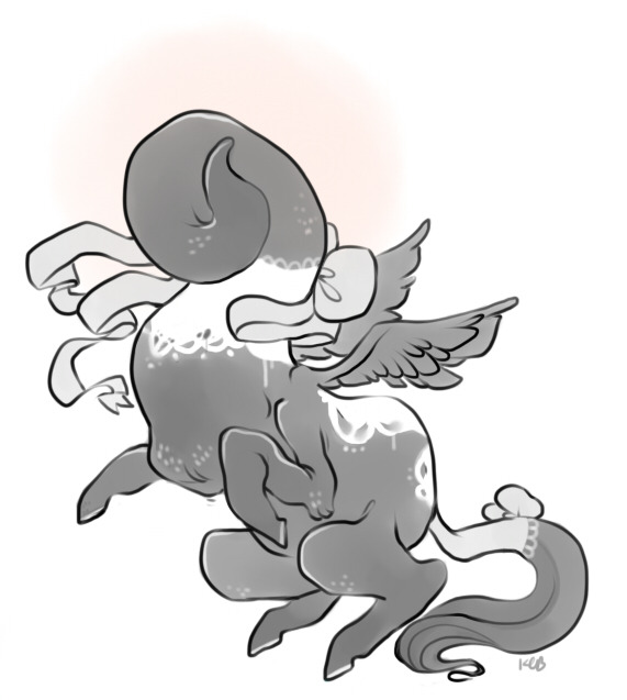 theveryworstthing:  yesterday when i was super mad i doodled up some pretty pony
