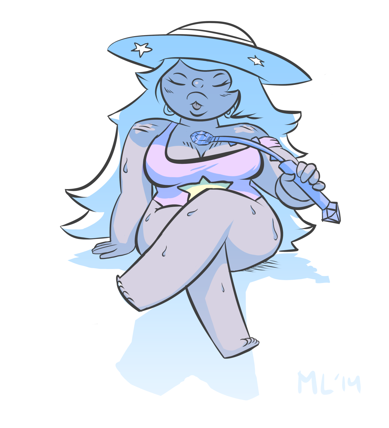 mikerlantz:  Finished my swimsuit Amethyst, with some alternate colors just for fun!I