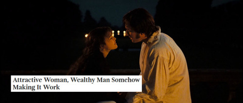 kcinpa:Pride and Prejudice 2005 + Onion Headlines, part 3/3