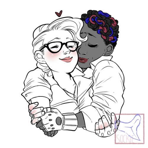sinksanksockie: Ghostbuster: Holtzmann/Patty (C1) This is for @magicsophicorn, as part of her reques