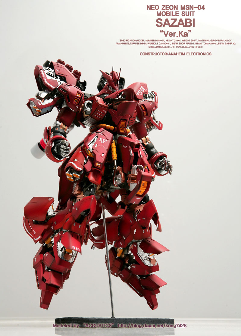 koreagunpla:Korean modeler spotlight: “ACOUSTICS”ACOUSTICS takes familiar Gunpla