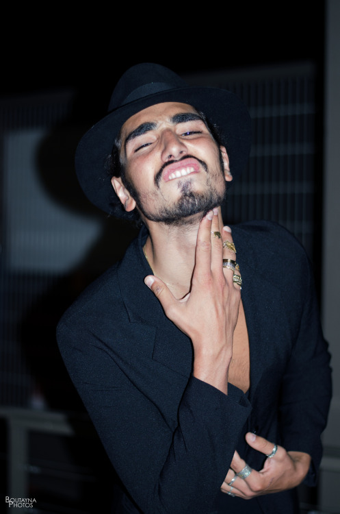boutaynaphotos:  Willy Cartier giving me some poses after Givenchy SS14 show in Paris. Credits: Boutayna Fartale 
